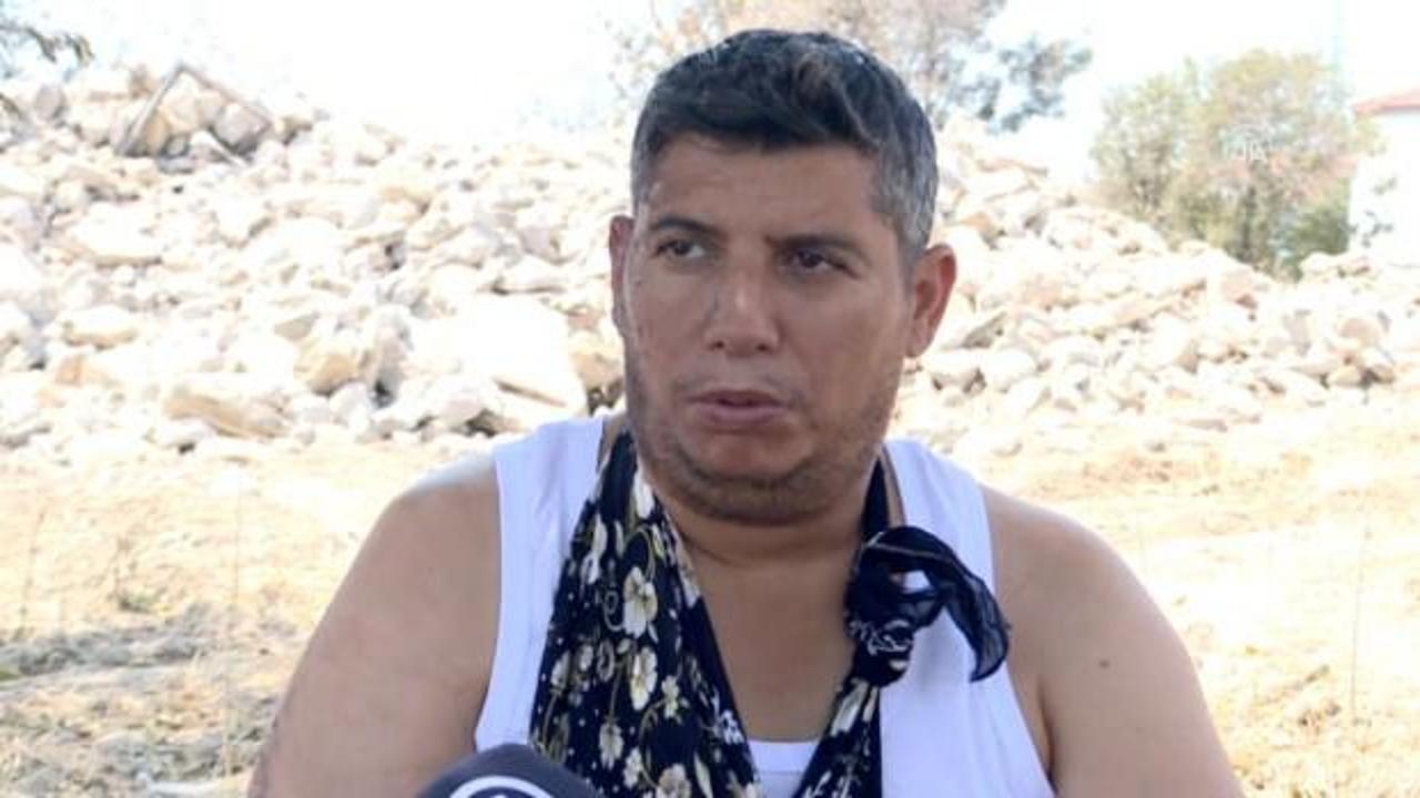 Anne ve babasını yangından kurtaran Ferhat yaşadığı dehşeti anlattı