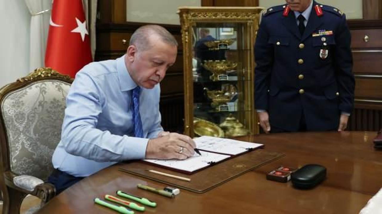 Cumhurbaşkanı Erdoğan imzaladı! TSK'da yeni görev dağılımı