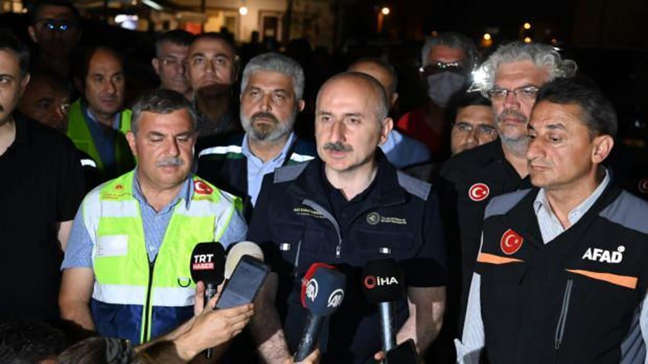 Bakan Karaismailoğlu Ayancık'ta incelemelerde bulundu