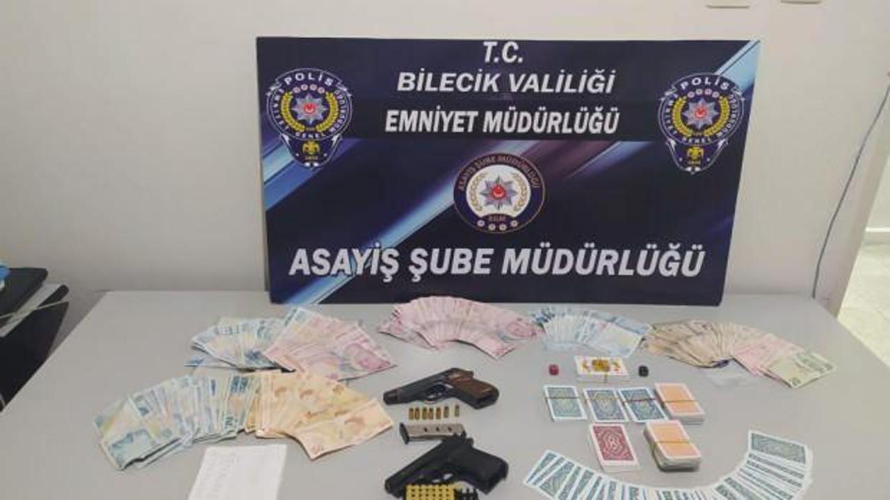 Bilecik'te kumar baskını, 7 kişi gözaltına alındı