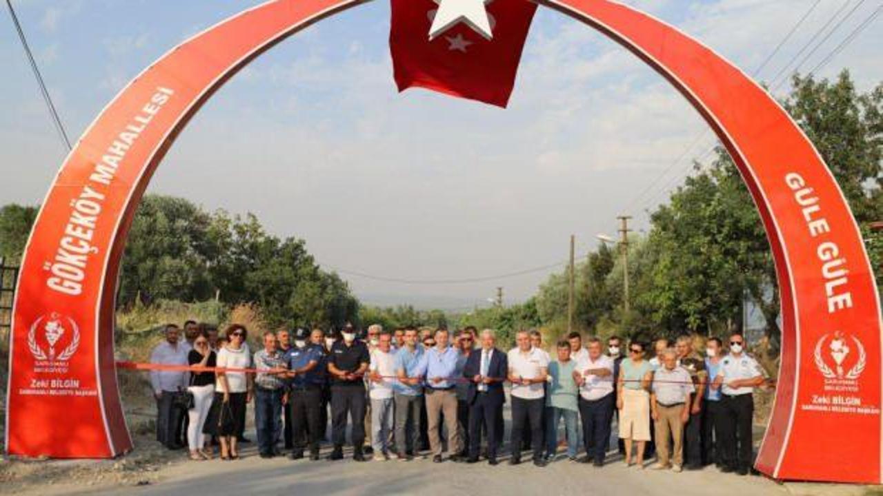 CHP'li Saruhan Belediyesi'nden heykel açılışı
