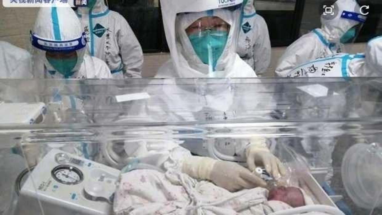 Çin’de koronavirüslü bir anne üçüz bebek dünyaya getirdi