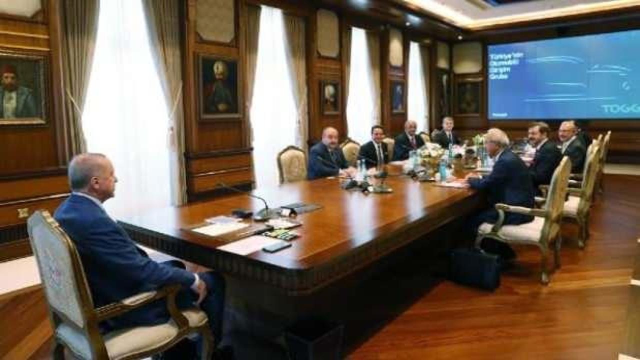  Erdoğan, TOGG Yönetim Kurulu üyelerini kabul etti