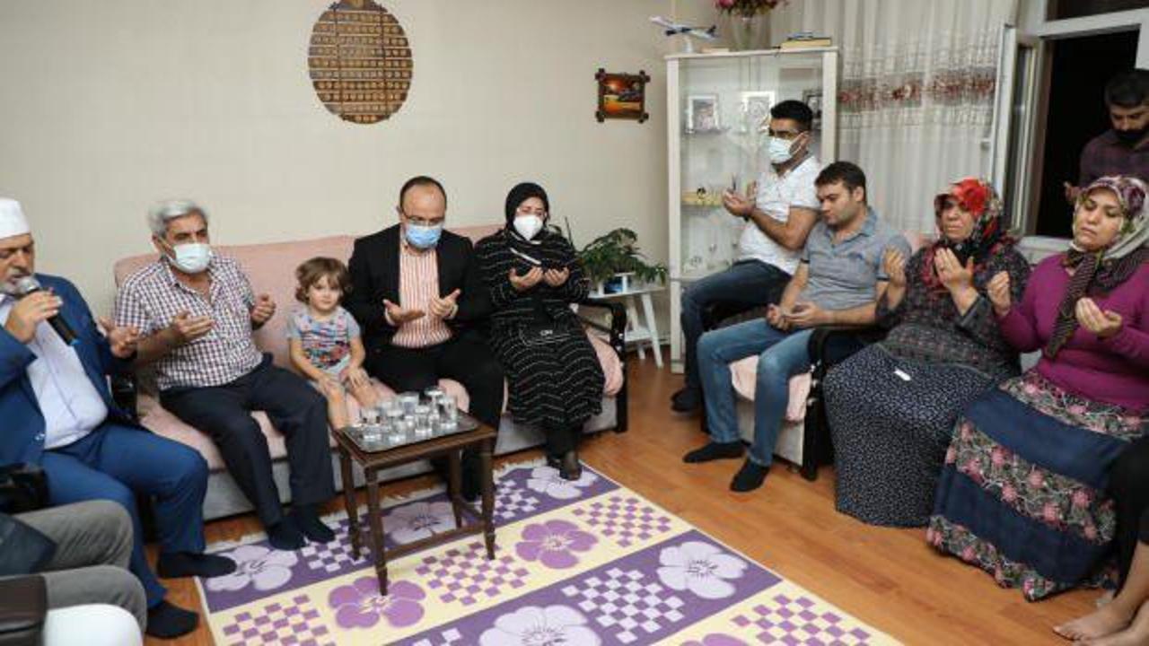 Kahramanmaraş'ta hayatını kaybeden pilotun babaevine acı haber ulaştı