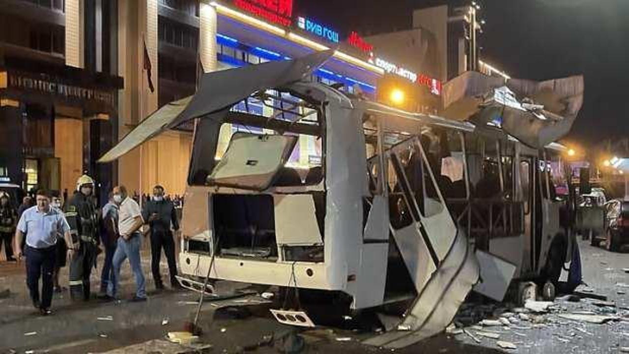 Rusya'da yolcu otobüsünde patlama: 1 ölü, 16 yaralı
