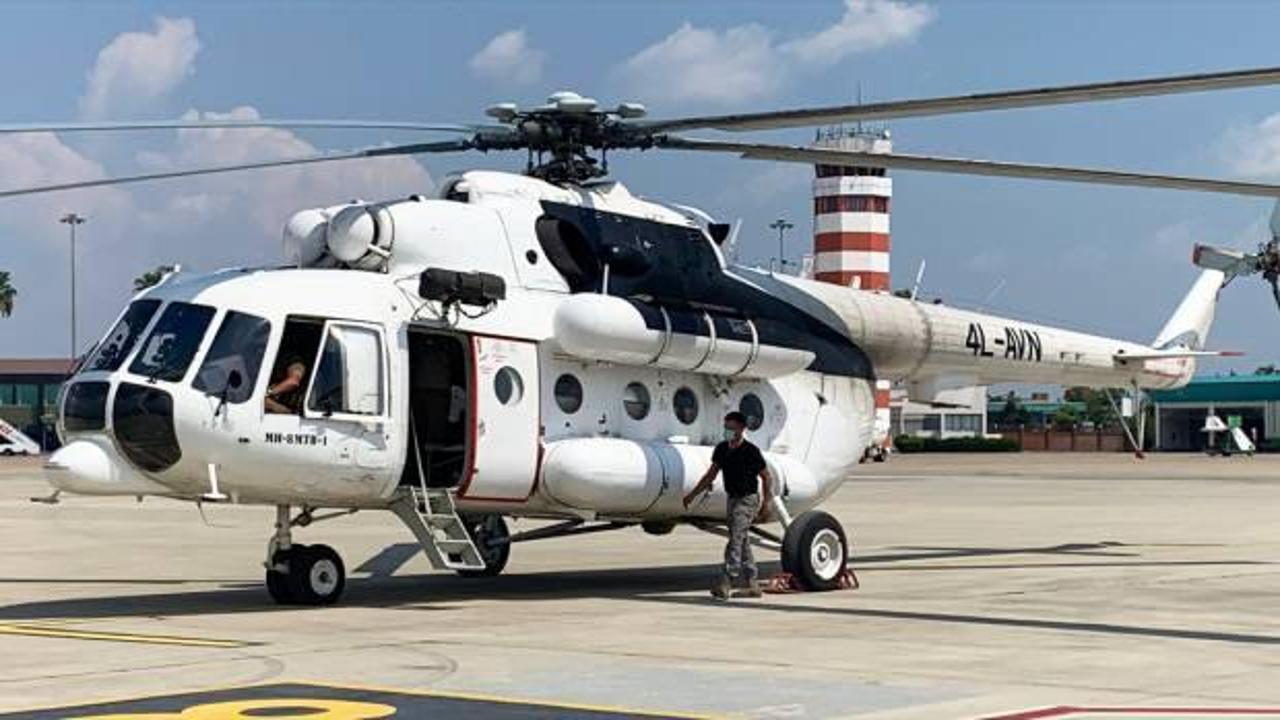 THY, kiraladığı 2 helikopteri Orman Genel Müdürlüğü'nün hizmetine verdi