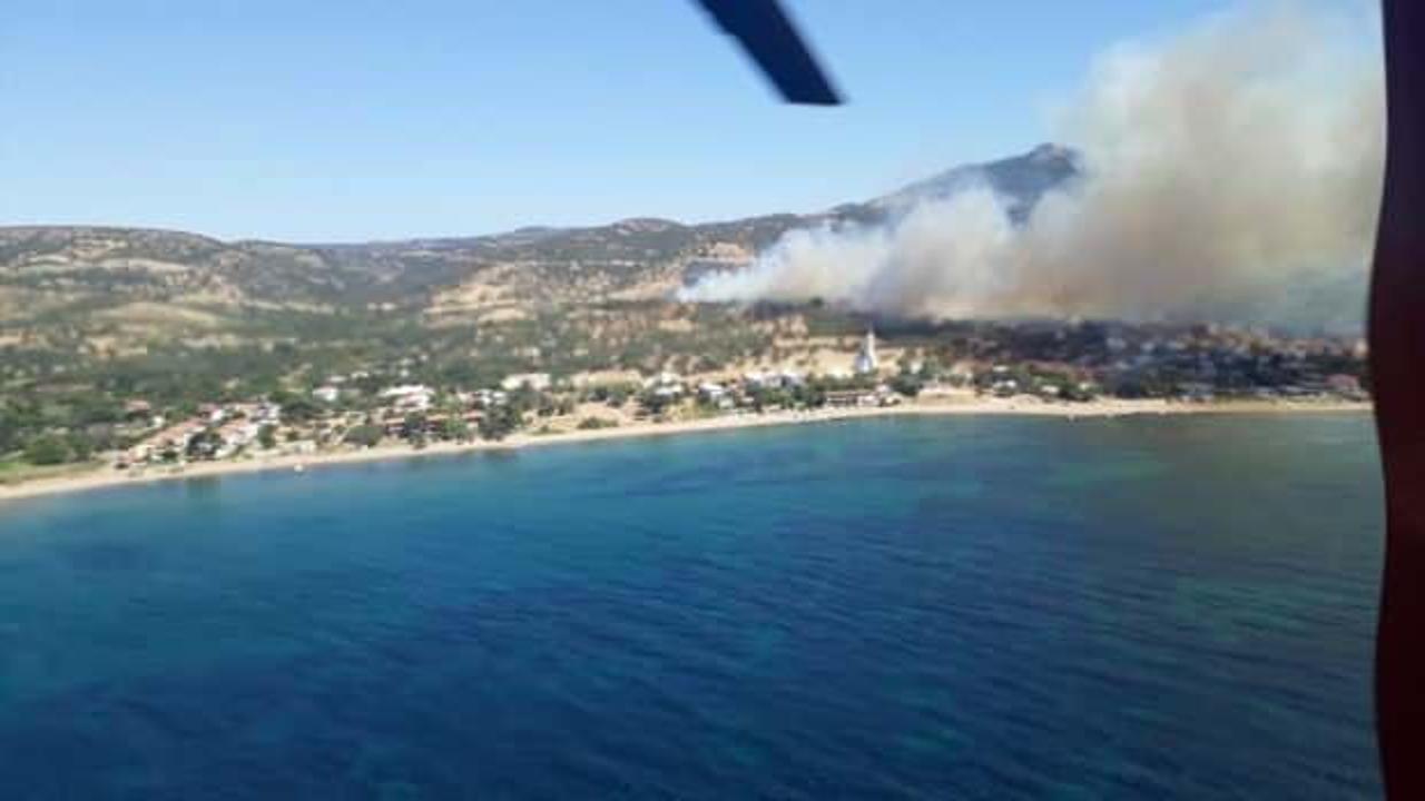 Çanakkale ve Antalya'da orman yangını