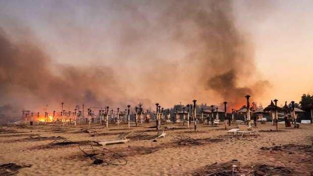 Yangınların sürdüğü İtalya'da sıcaklık rekoru