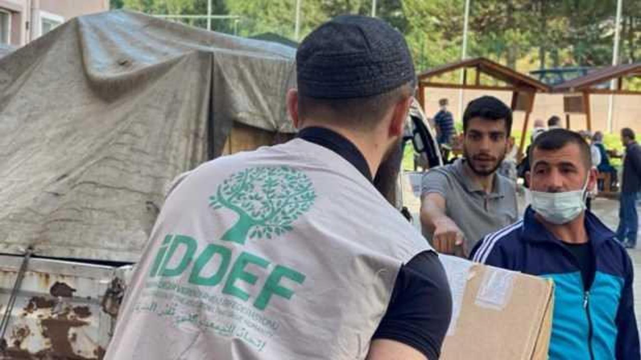 İDDEF'ten Batı Karadeniz'deki afetzedelere destek