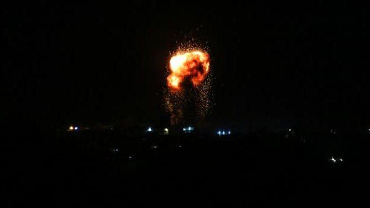 İsrail'den Suriye'de Esed rejimine ait askeri noktalara hava saldırısı