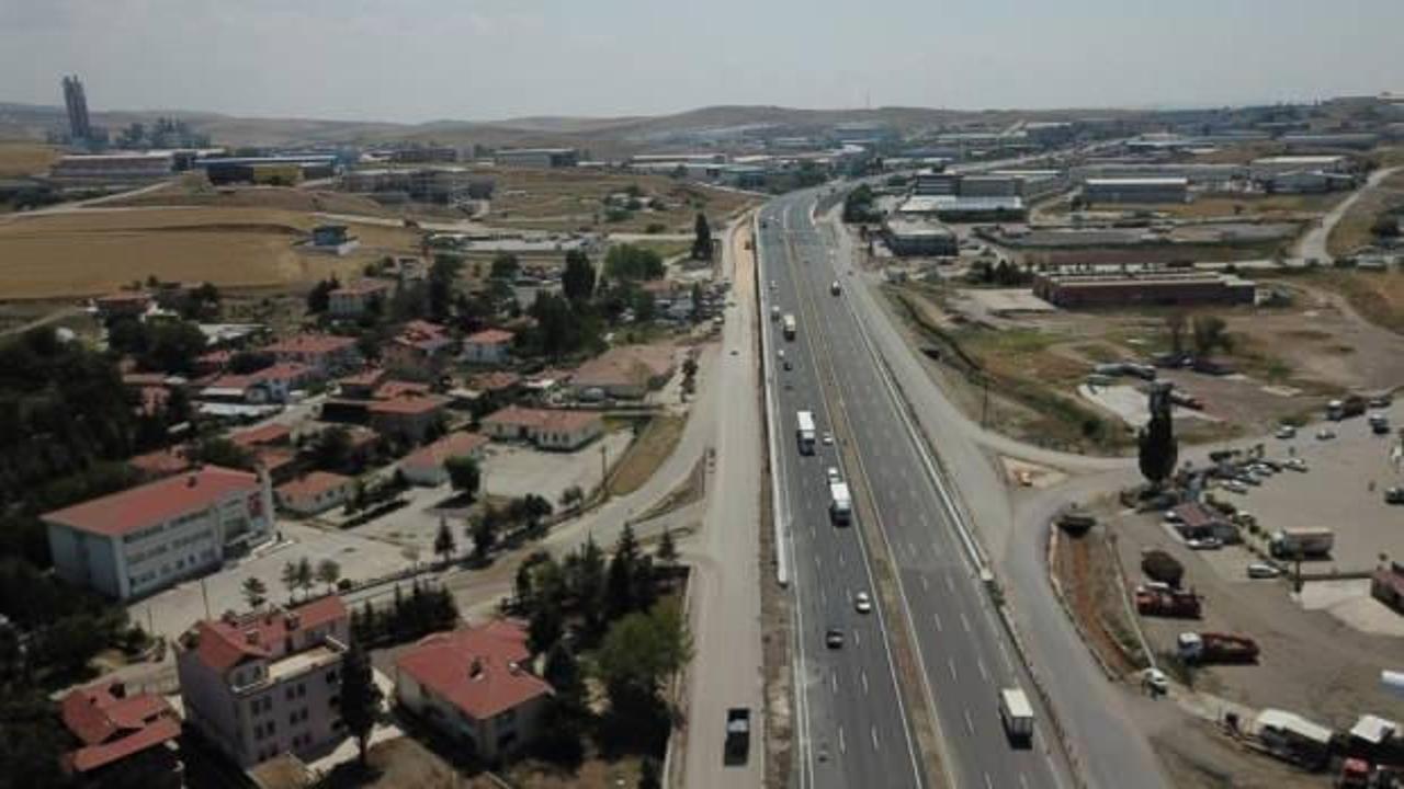 Kahramankazan-Ankara arasını 20 dakikaya indirecek yolda çalışmalar sürüyor