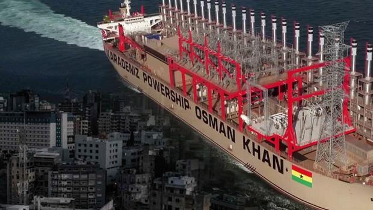 Karanlığa gömülen ülkenin imdadına Türkiye'nin enerji gemileri yetişti
