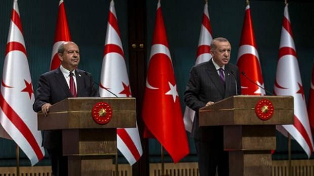 KKTC Cumhurbaşkanı Tatar'dan Cumhurbaşkanı Erdoğan'a başsağlığı mesajı