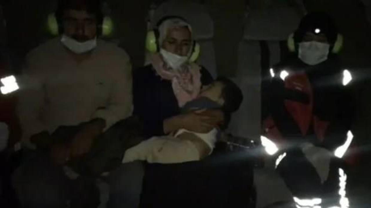 Polis helikopteri 2 yaşındaki bebek için havalandı