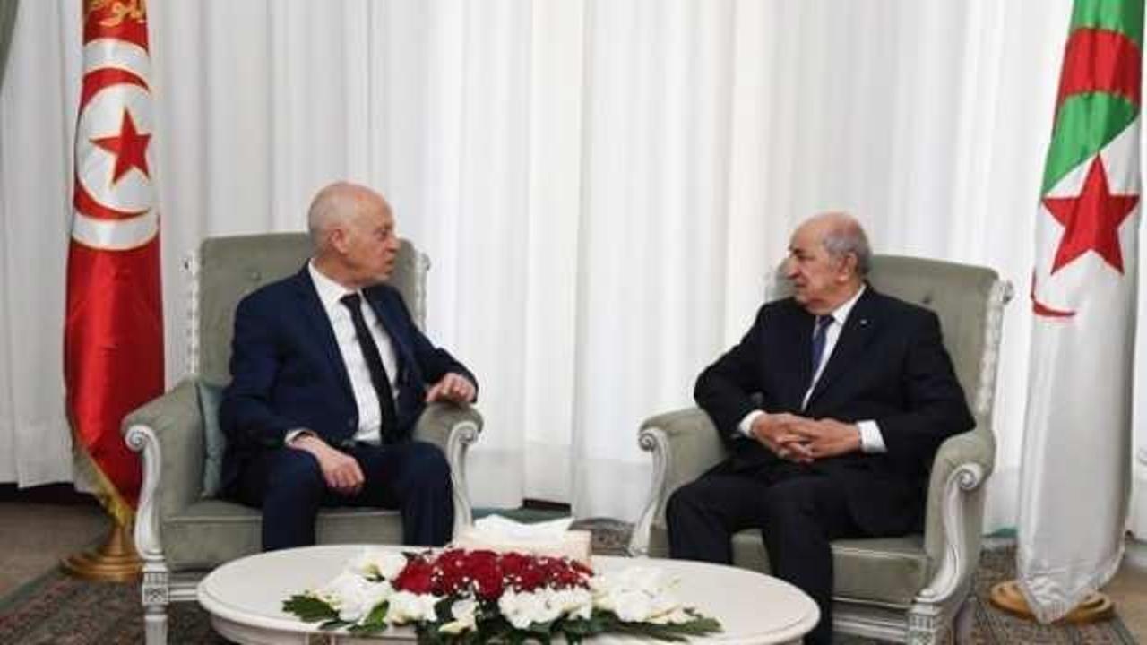 Cezayir Cumhurbaşkanı Tebbun, Kays Said ile görüştü 
