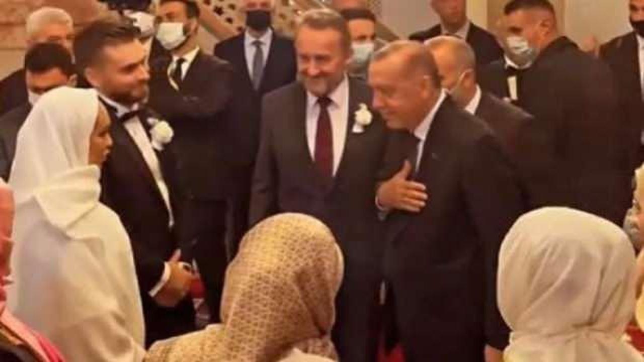 Başkan Erdoğan Aliya İzzetbegoviç'in torununun nikahına katıldı