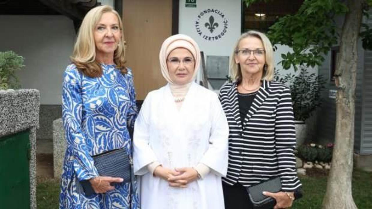 Emine Erdoğan Aliya İzzetbegoviç Vakfı'nı ziyaret etti