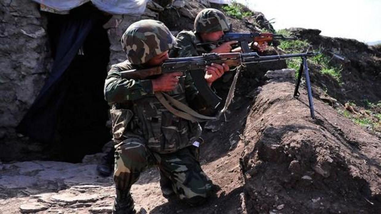 Ermenistan askerlerinden Azerbaycan askerine süngülü saldırı