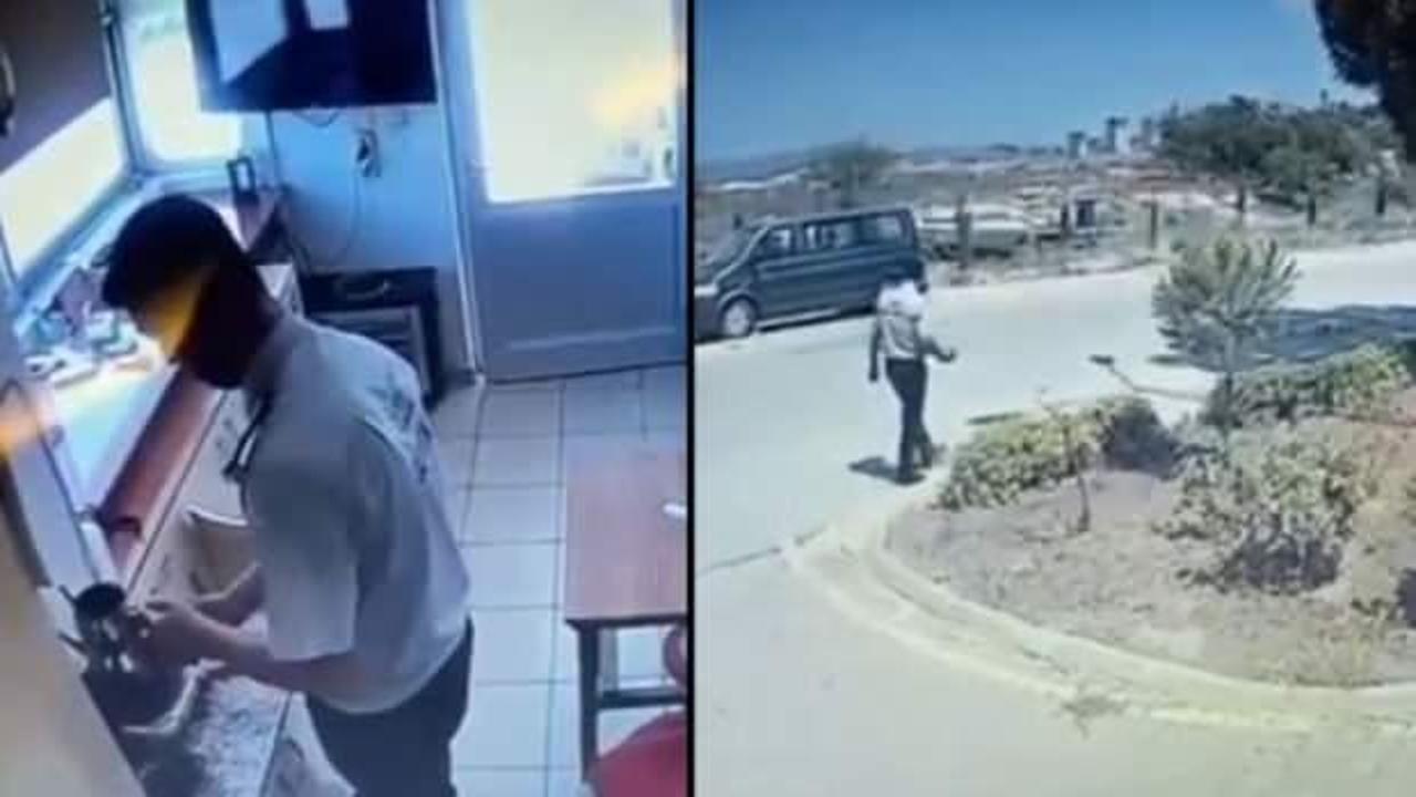 Ocakta ısıttığı sıcak suyu k&ouml;peğin &uuml;zerine d&ouml;kt&uuml;