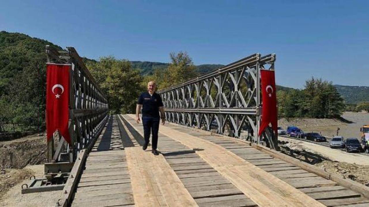 Bakan Karaismailoğlu Kumluca-2 köprüsünün açılışına katıldı