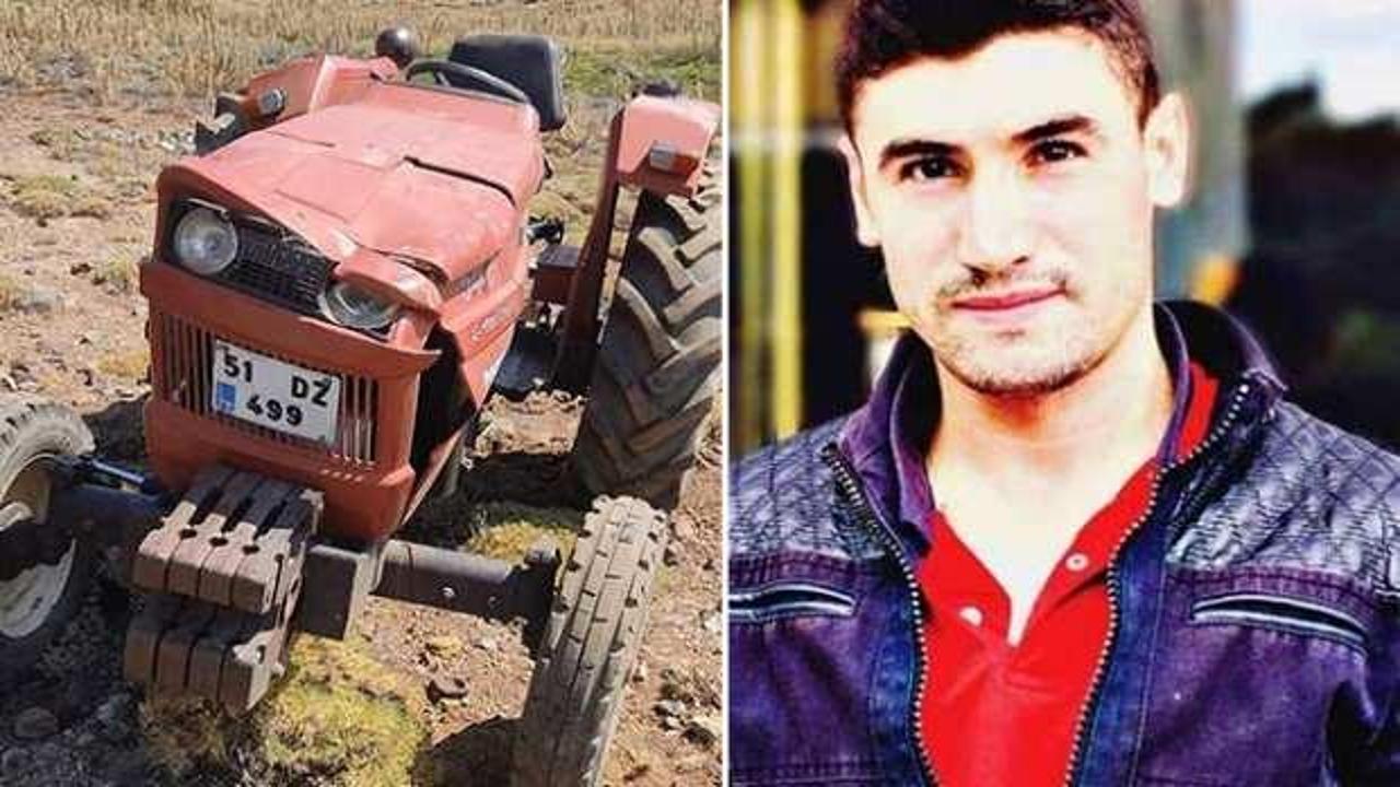 Takla atan traktörün sürücüsü öldü