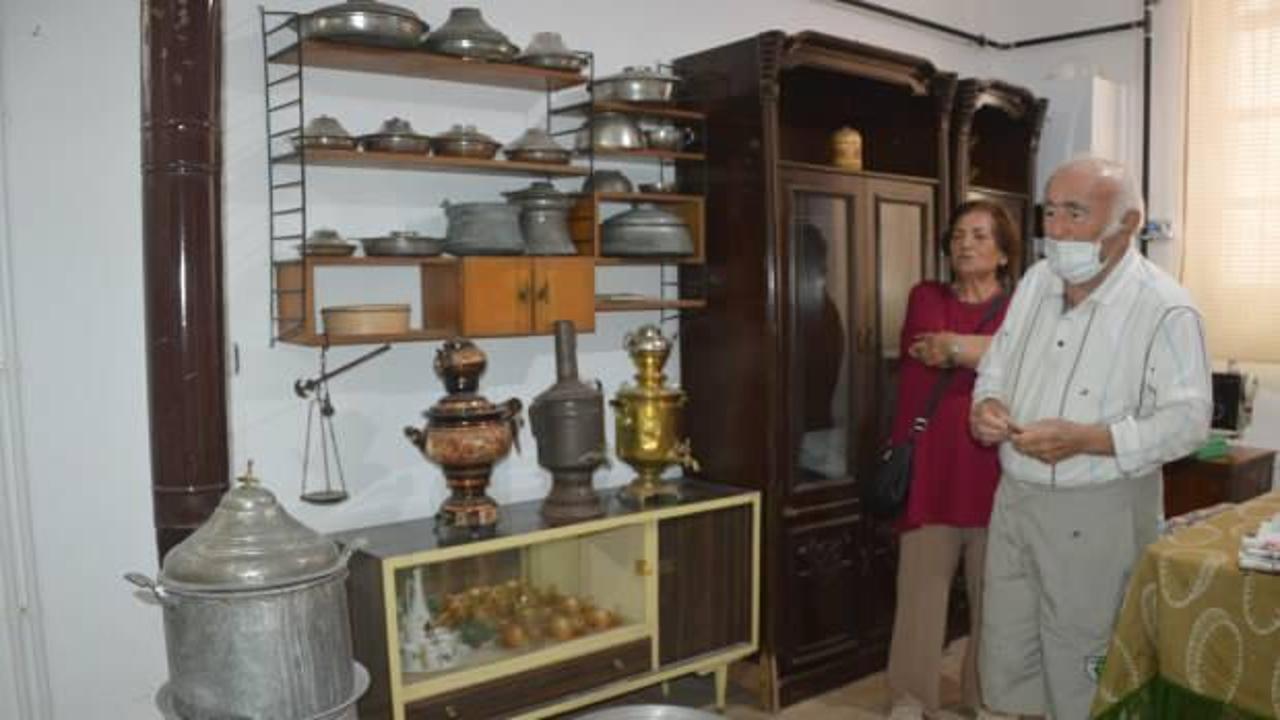 Tokat&rsquo;ta emekli profes&ouml;r evini aile m&uuml;zesine d&ouml;n&uuml;şt&uuml;rd&uuml;   