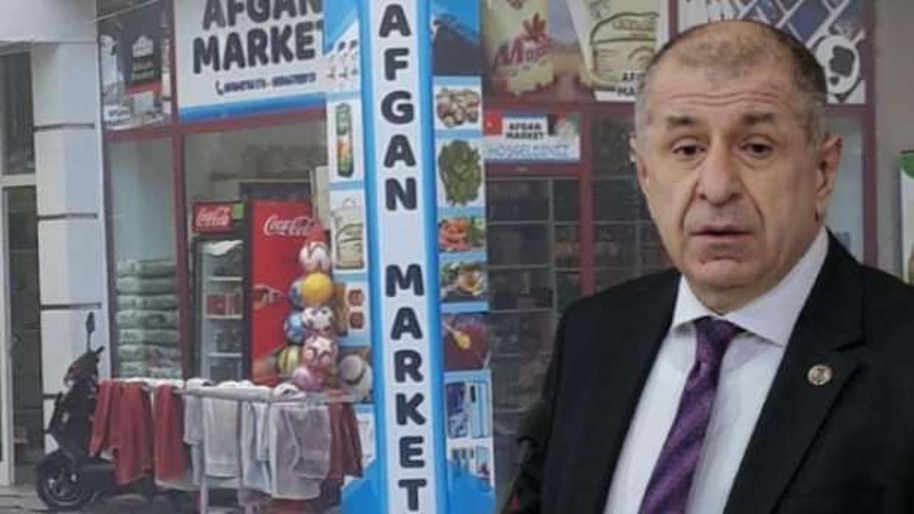 Ümit Özdağ'ın iş yerini paylaşıp hedef gösterdiği Afgan, dükkanının ismini değiştirdi