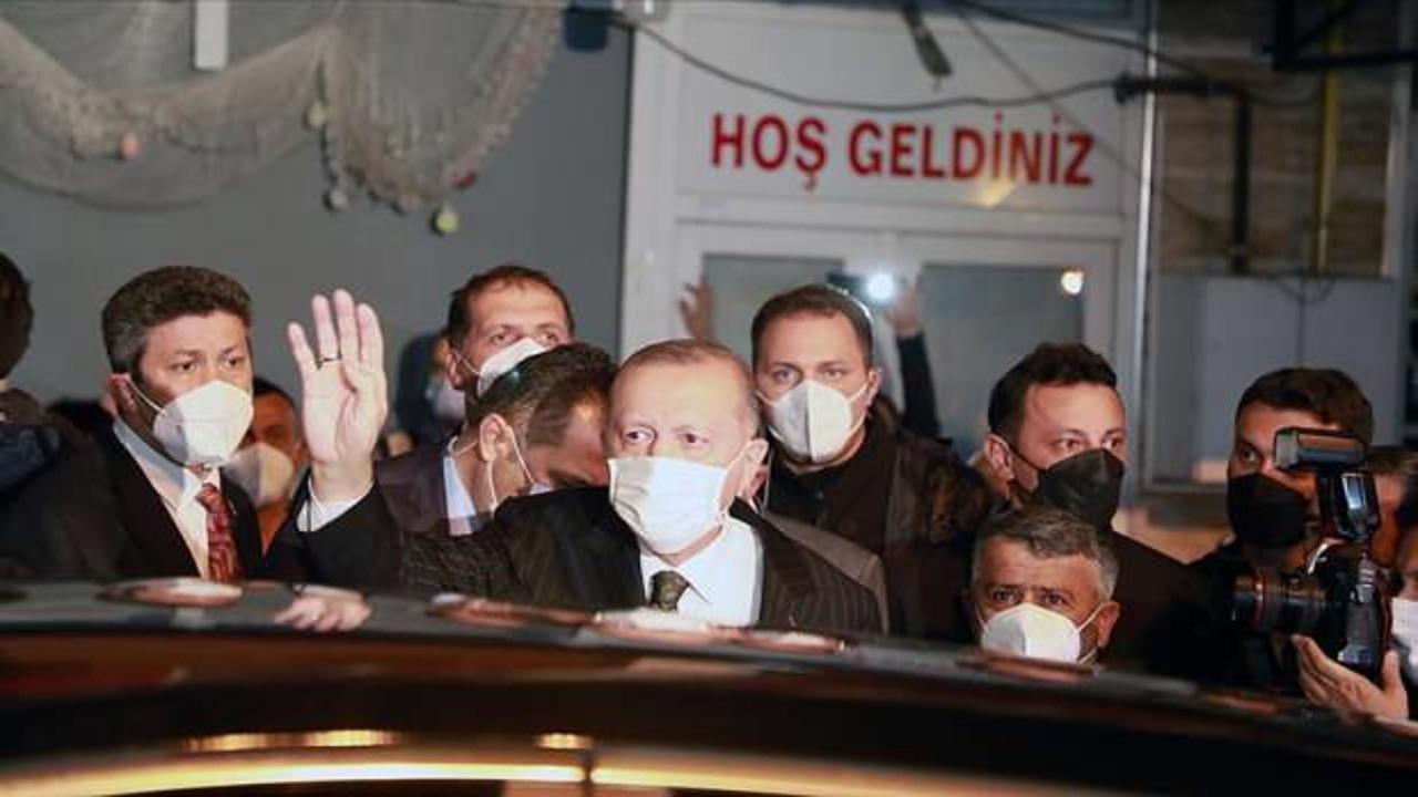Cumhurbaşkanı Erdoğan memleketi Rize'nin Güneysu ilçesine geldi