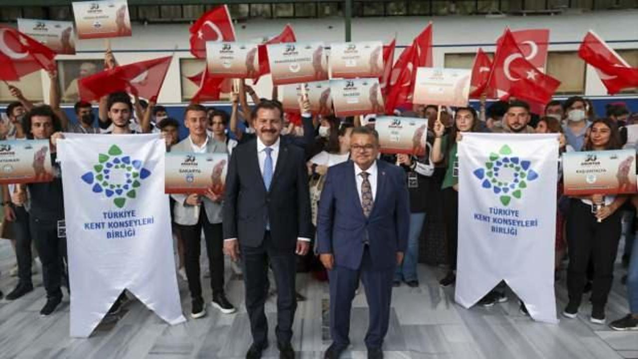 Zafer Treni Ankara'dan 99 genç ile yola çıktı