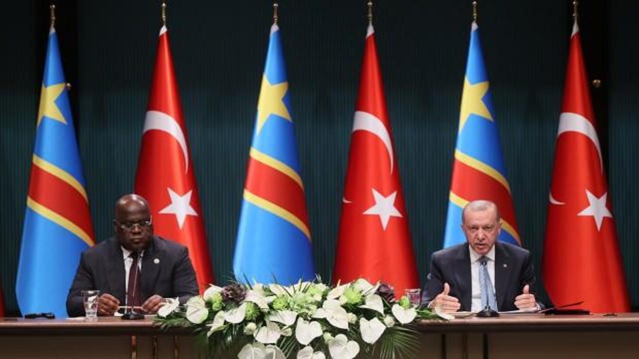 Cumhurbaşkanı Erdoğan, Kongo Cumhurbaşkanı Tshisekedi onuruna yemek verdi