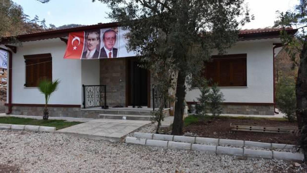 Marmarisli &ccedil;iftin ev mutluluğu! 25 g&uuml;nde teslim edildi