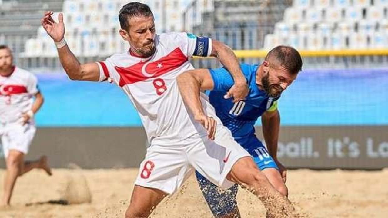 Plaj Futbolu Milli Takımı, Yunanistan'ı 7-5 yendi