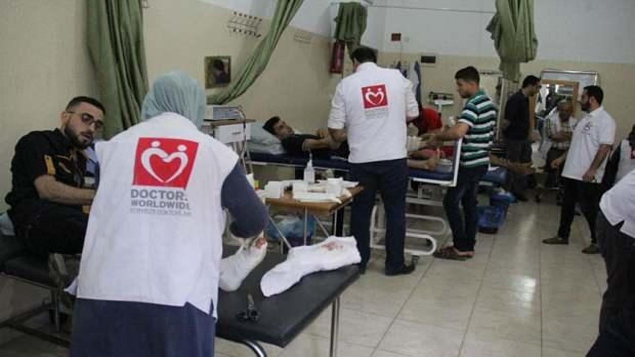 Yeryüzü Doktorları, Gazze'de evlerde tedaviye gidiyor 