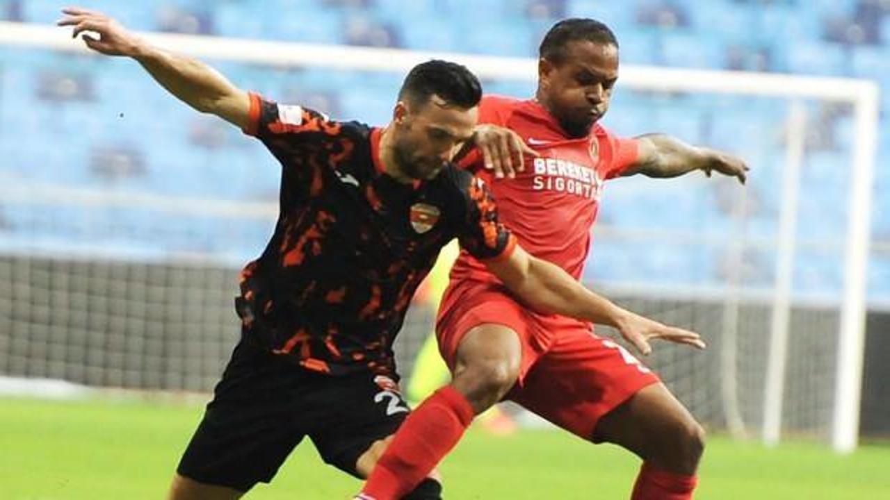 Adanaspor - Ümraniyespor maçından kazanan çıkmadı