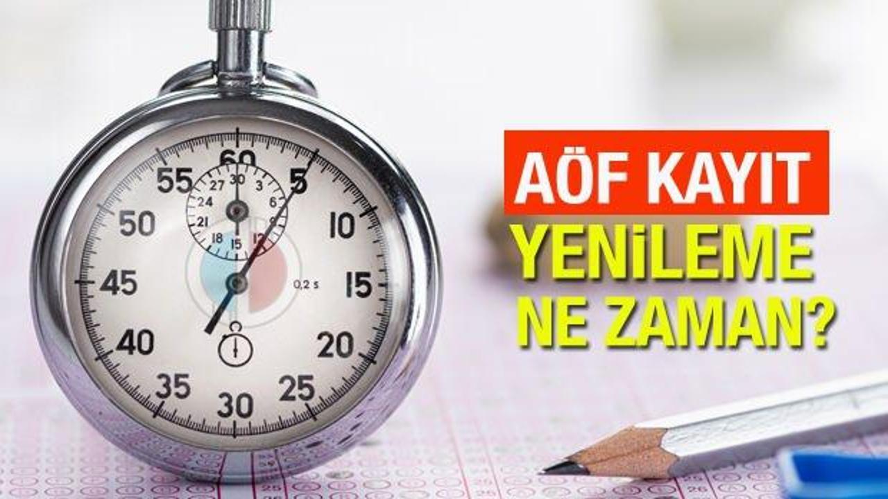 AÖF güz dönemi kayıt yenileme ne zaman? 2021 Anadolu Üniversitesi sınav ve kayıt takvimi açıklandı!
