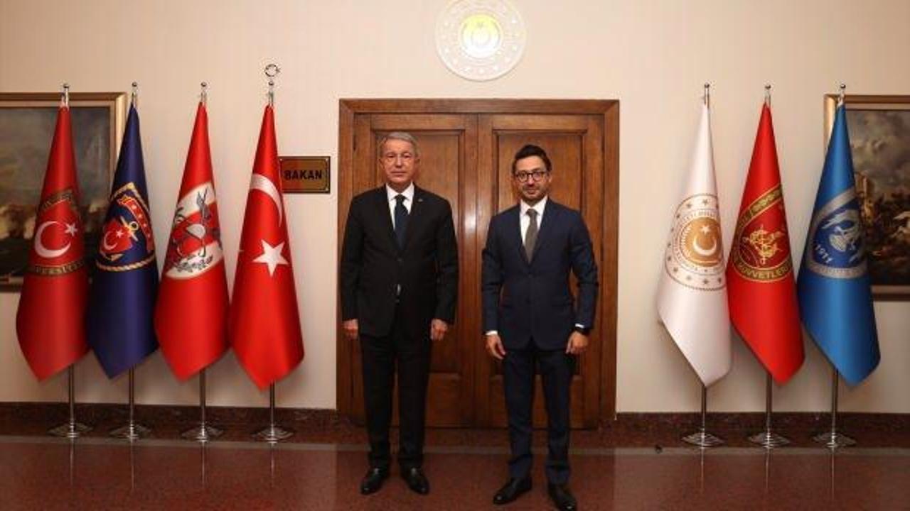 Bakan Akar, AA Genel Müdürü Karagöz'ü kabul etti