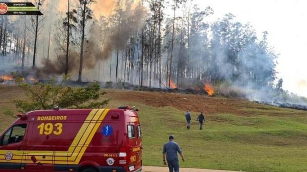 Brezilya'da uçak düştü: 7 ölü