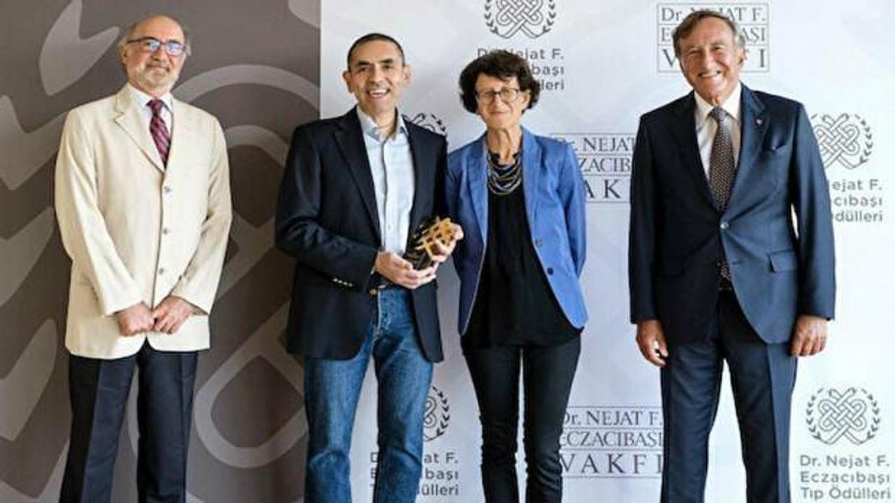 Prof. Dr. Uğur Şahin ve Dr. Özlem Türeci Tıp Onur Ödülü aldı