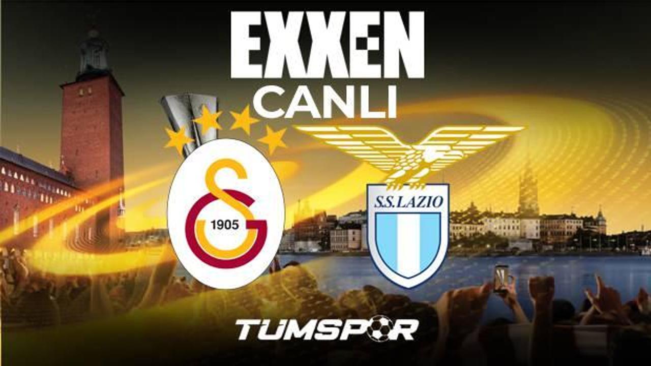 Galatasaray Lazio maçı canlı izle! Şampiyonlar Ligi Exxen GS Lazio maçı canlı skor takip