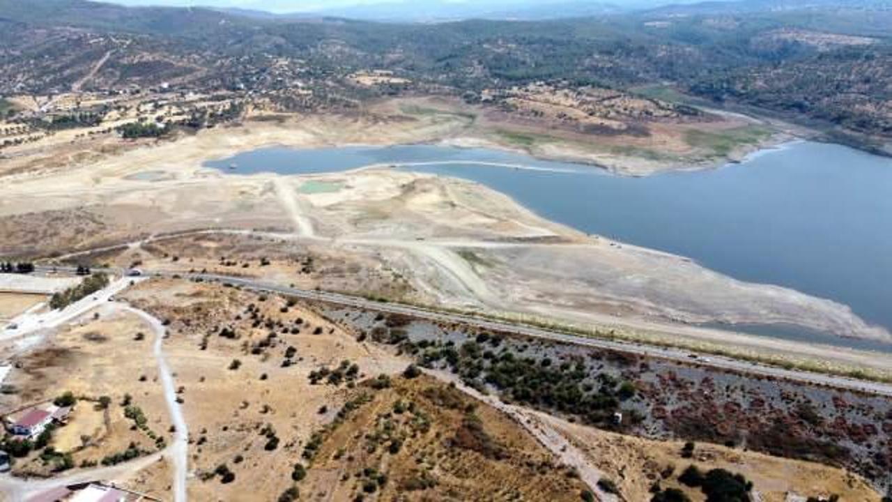 Mumcular Barajı'nın doluluk oranı yüzde 10'un altına indi