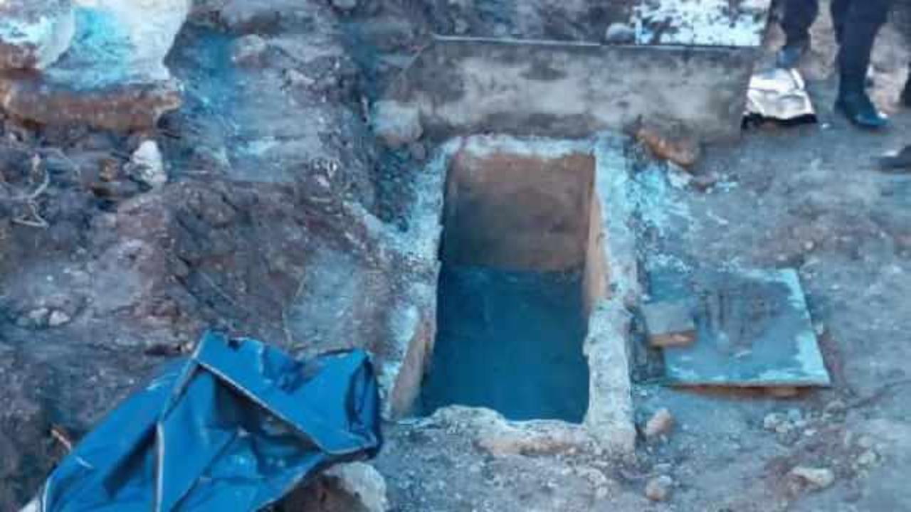 Ordu'da yol inşaatında 2 bin yıllık lahit mezarlar bulundu