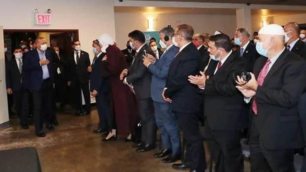 Erdoğan, ABD'deki Müslüman toplumun temsilcileriyle görüştü