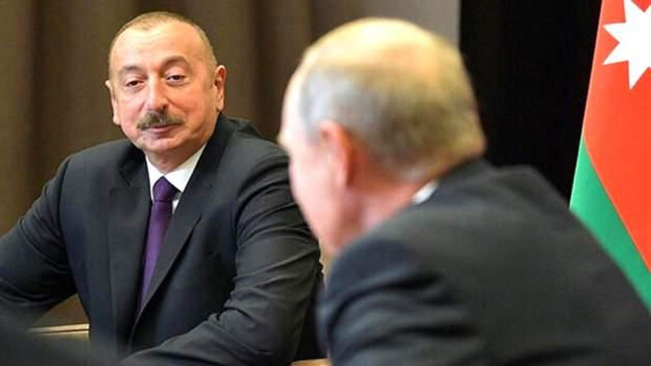 Azerbaycan Cumhurbaşkanı Aliyev, Rus lider Putin'le görüştü