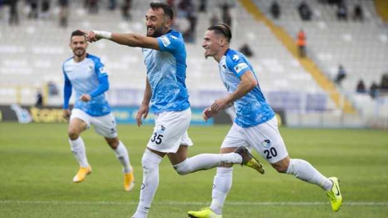 Erzurumspor, Adanaspor'u 3 golle geçti