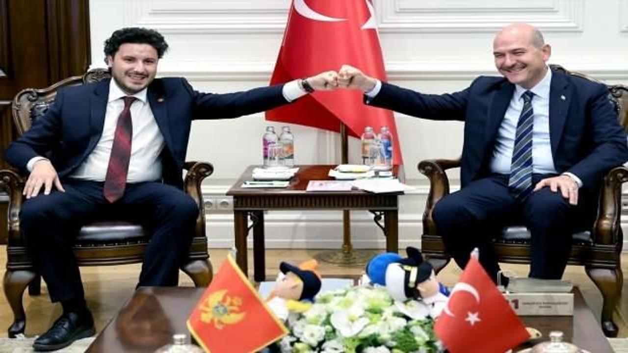 İçişleri Bakanı Soylu, Karadağ Başbakan Yardımcısı Abazovic ile görüştü