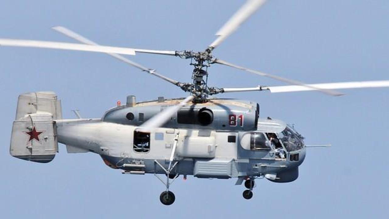 Rus istihbaratına ait helikopter düştü