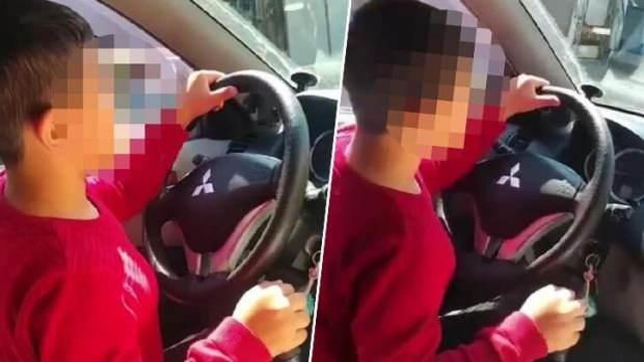 7 yaşındaki oğluna otomobil kullandıran babaya kesilen ceza belli oldu!