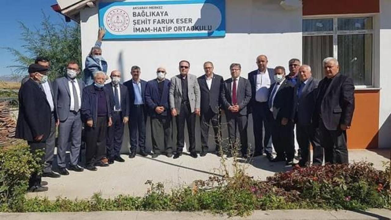 Aksaray&rsquo;da şehide vefa! İsmi mezun olduğu okulda yaşayacak