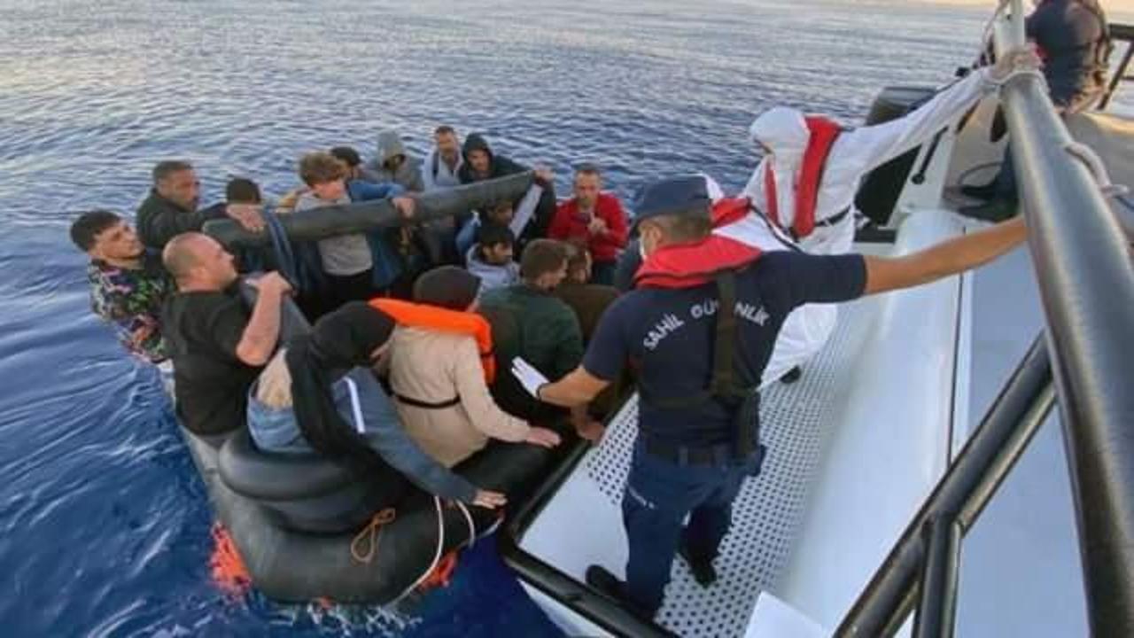 Ege Denizi’nde 57 düzensiz göçmen kurtarıldı