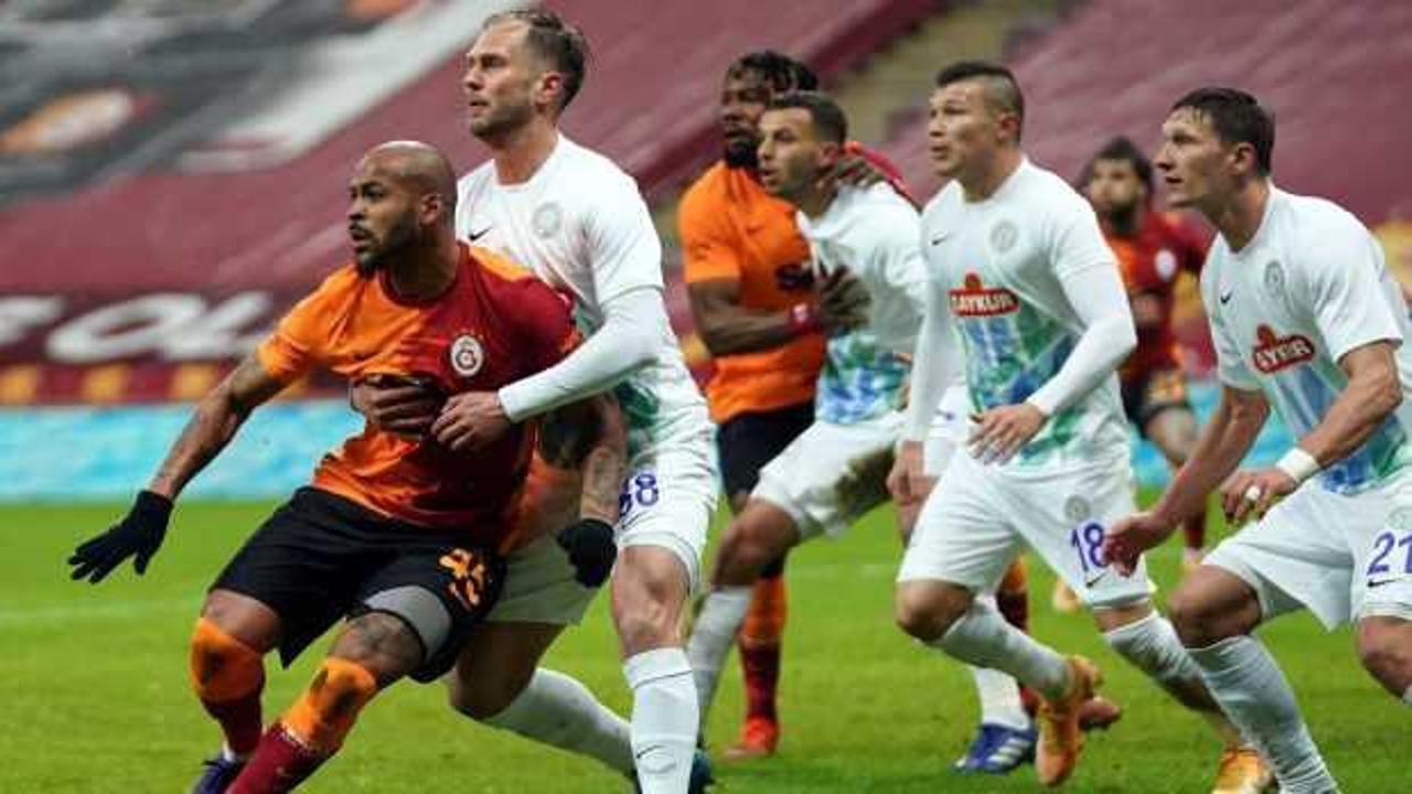 Galatasaray Rize deplasmanında! 2 eksik...
